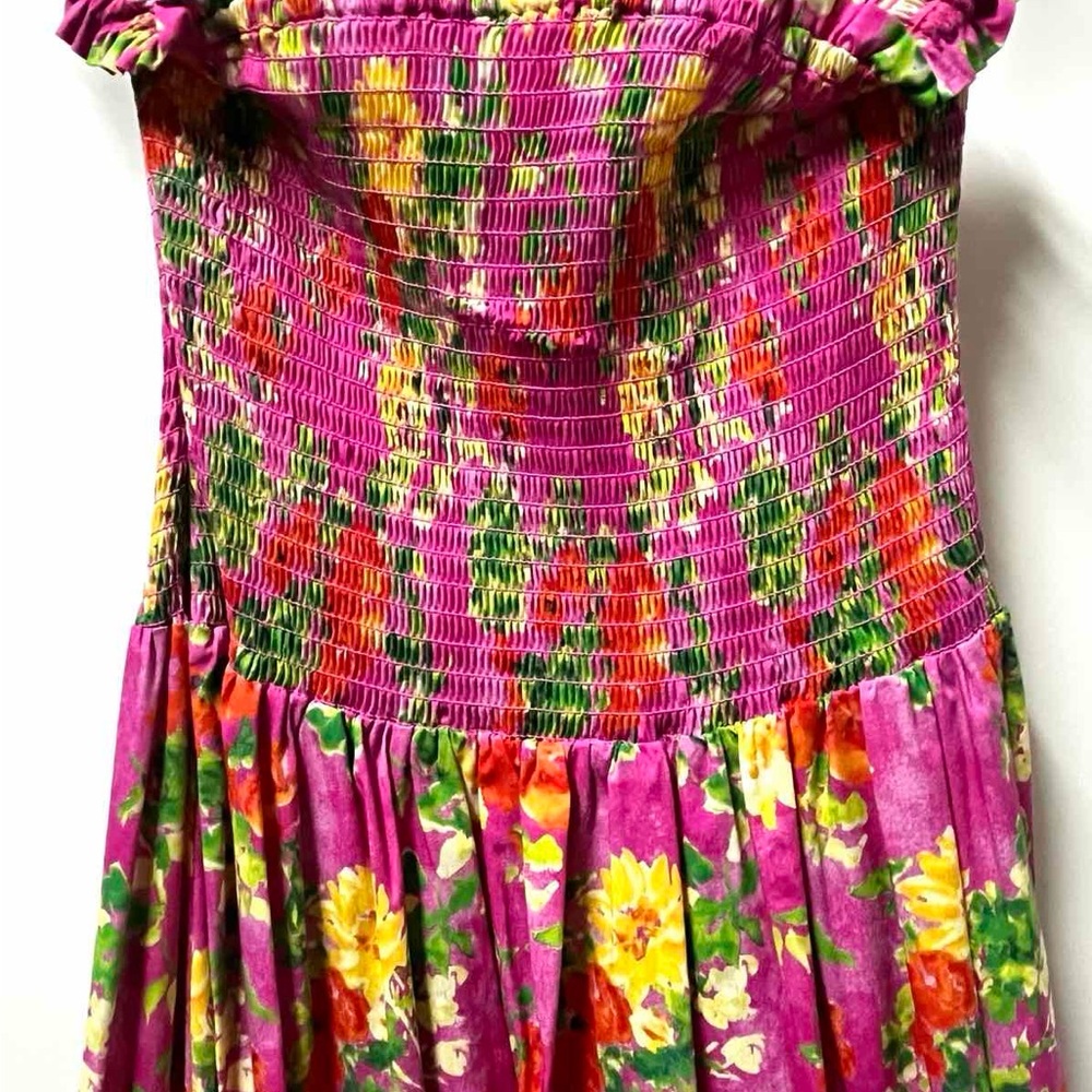 Caroline conctas Floral Pink Maxi Dress - Picture 7 of 10